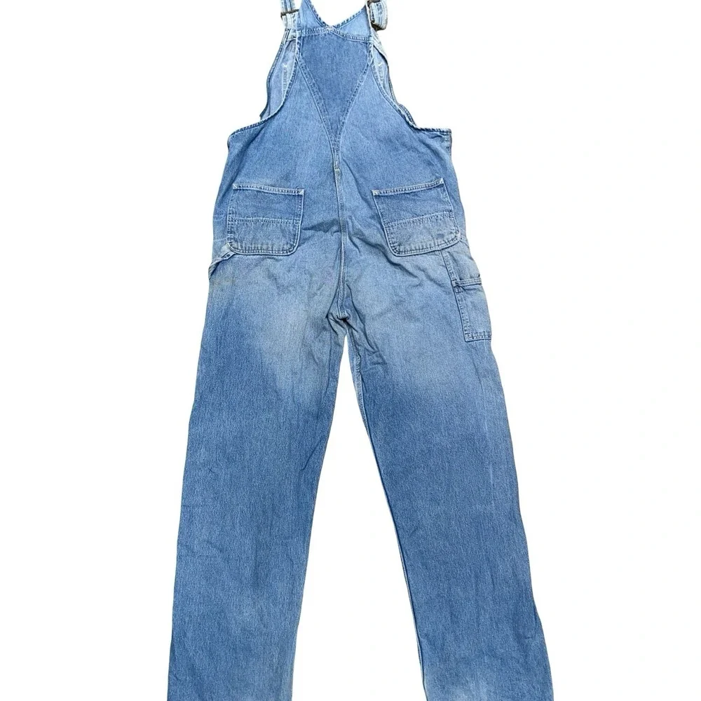 Carhartt Overalls LOT OF 3 Blue Denim Workwear Men's Size 38x36 R07 DST